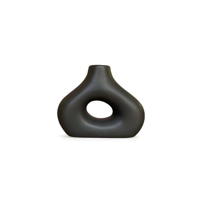 Norma Vase Collection Black S 