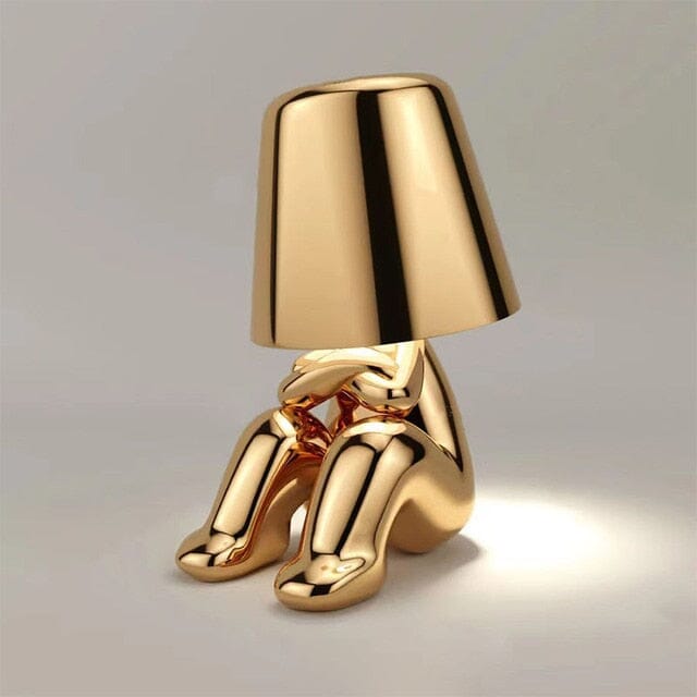Odette Lamps Lamp Gold/sitting knees bent 