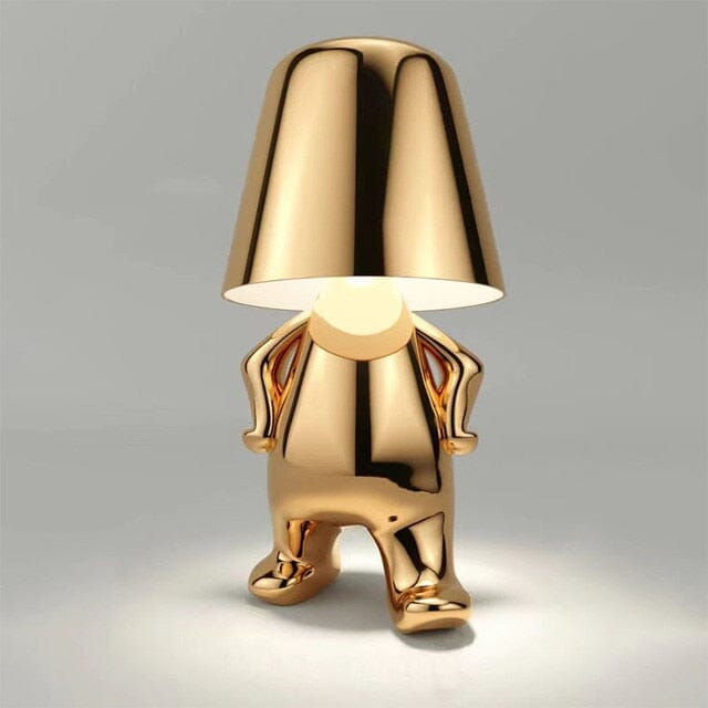 Odette Lamps Lamp Gold/standing leg out 