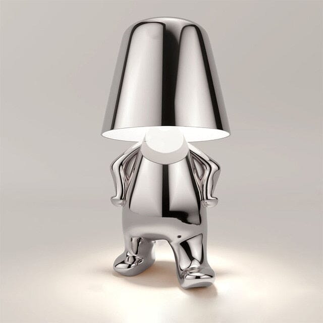 Odette Lamps Lamp Silver/standing leg out 