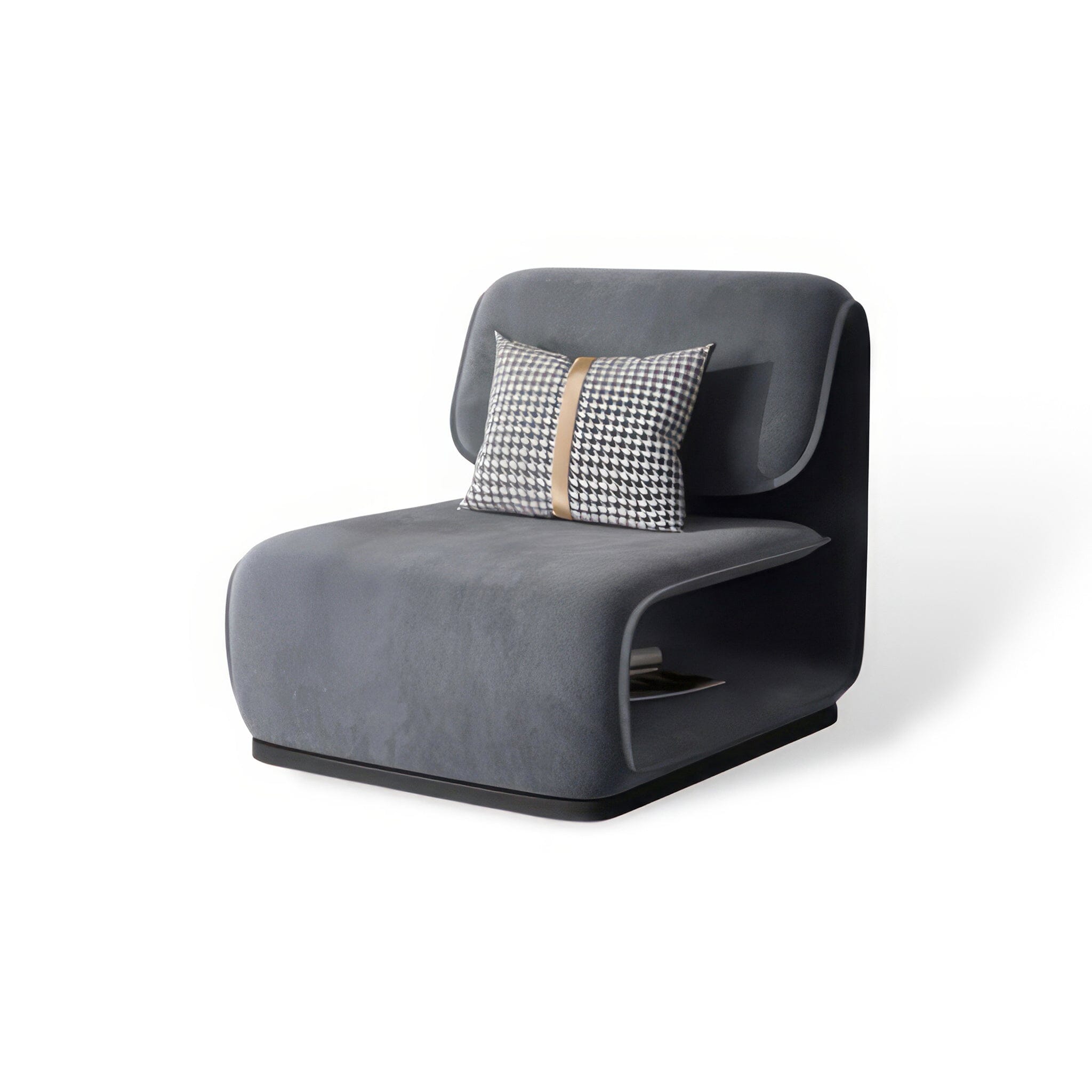 Patrice Occasional Chair Occasional Chair Charcoal Grey 