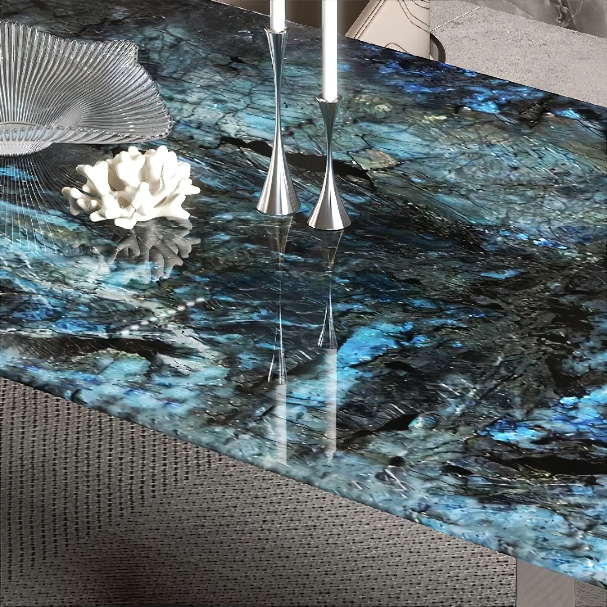 Quitterie Marble Dining Table 