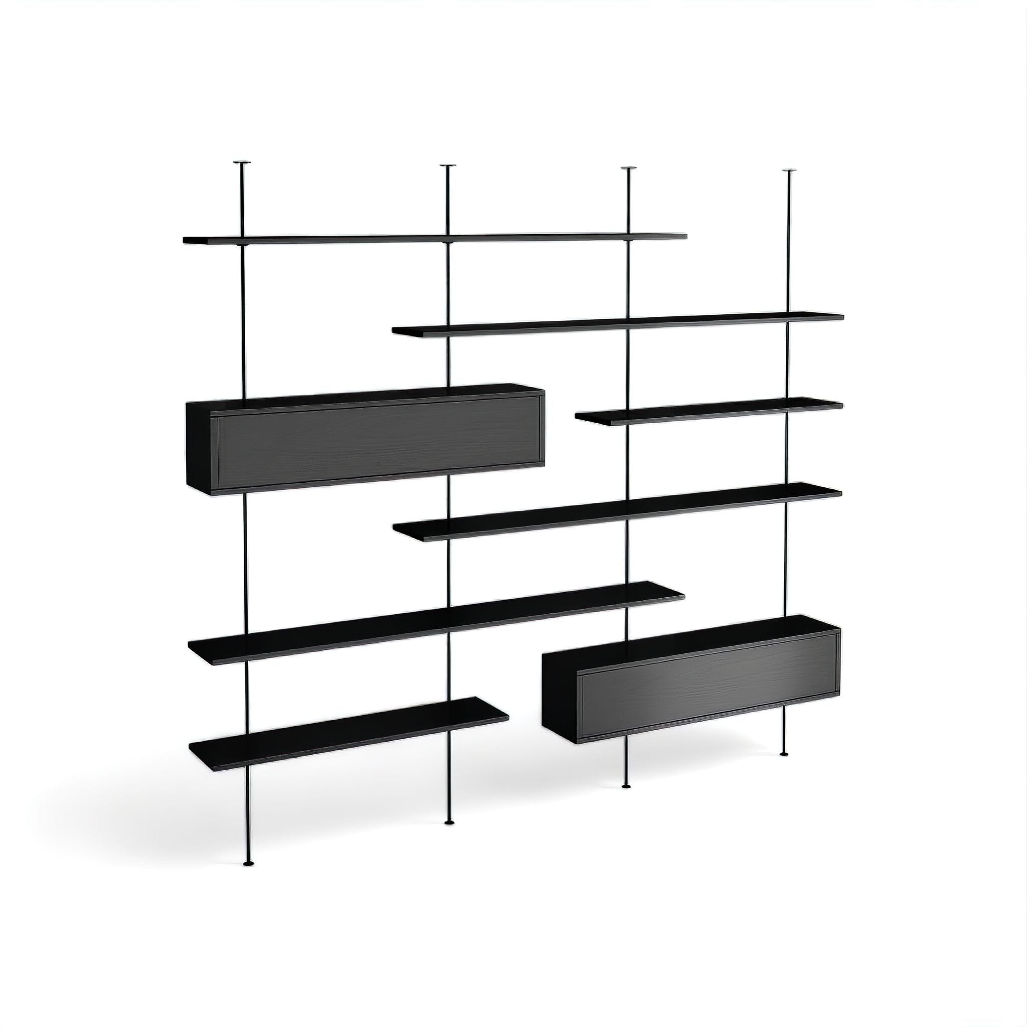 Raoul Floating Bookshelf 256cm 