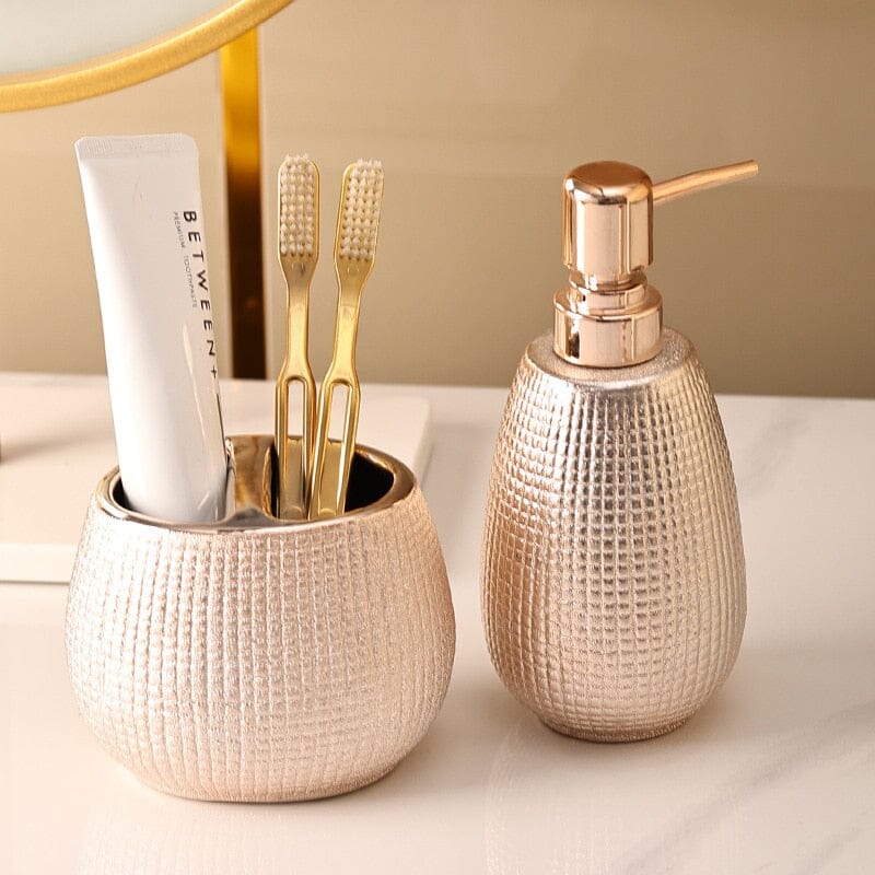 Rose Gold Bathroom Collection Bathroom Accessories 