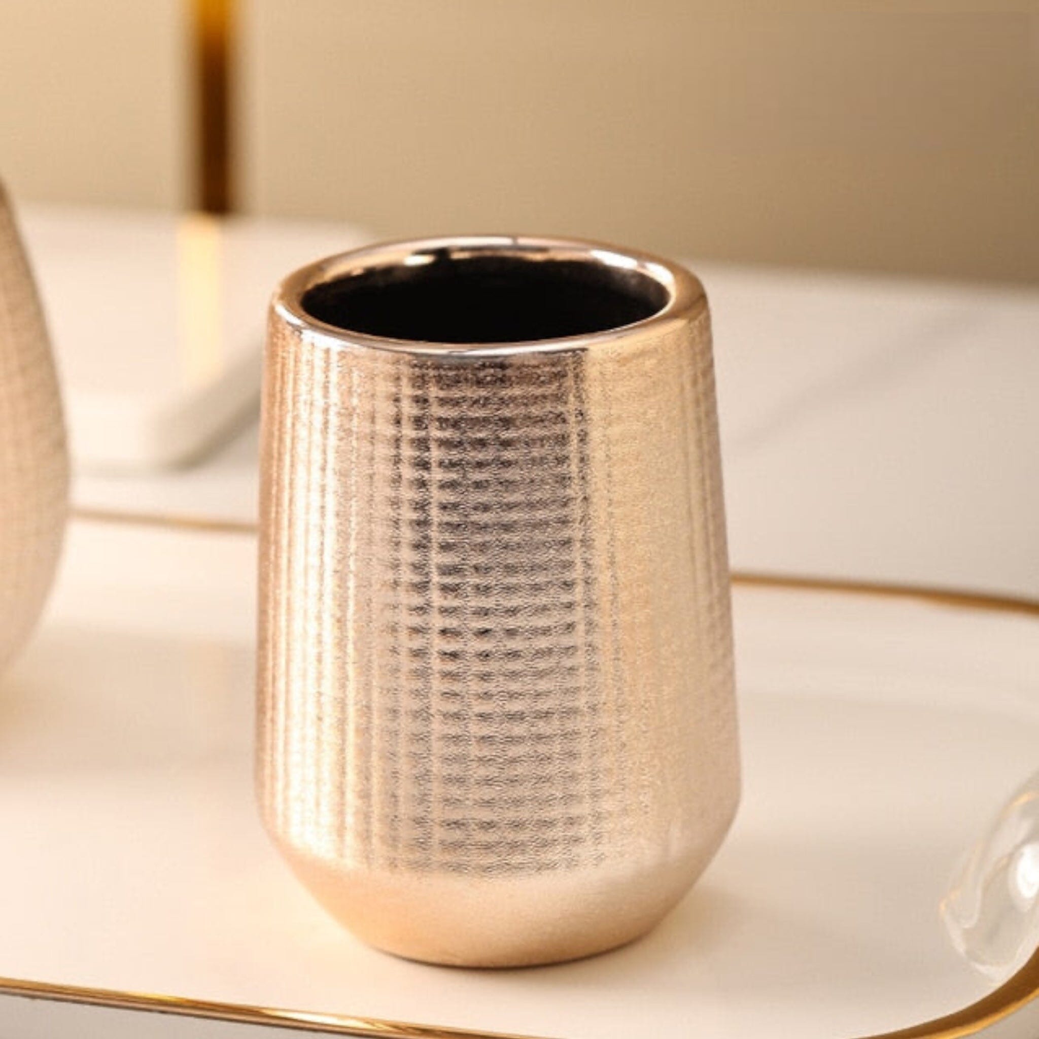 Rose Gold Bathroom Collection Bathroom Accessories Cup 