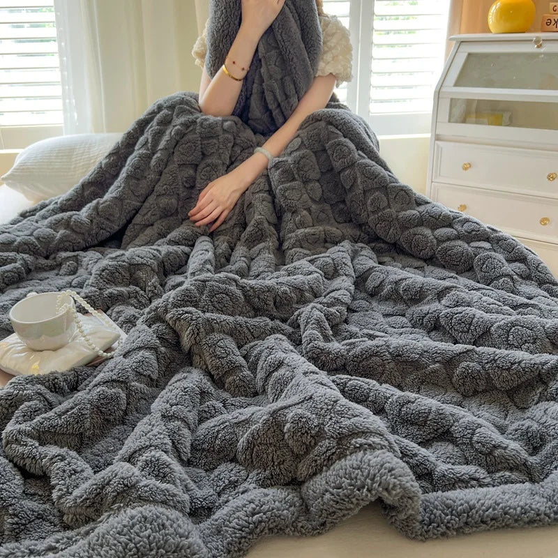 Rossana Blanket Grey 100 x 150cm 