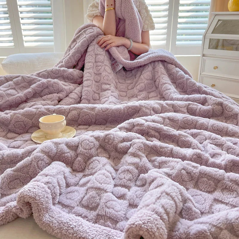 Rossana Blanket Purple 200 x 230cm 