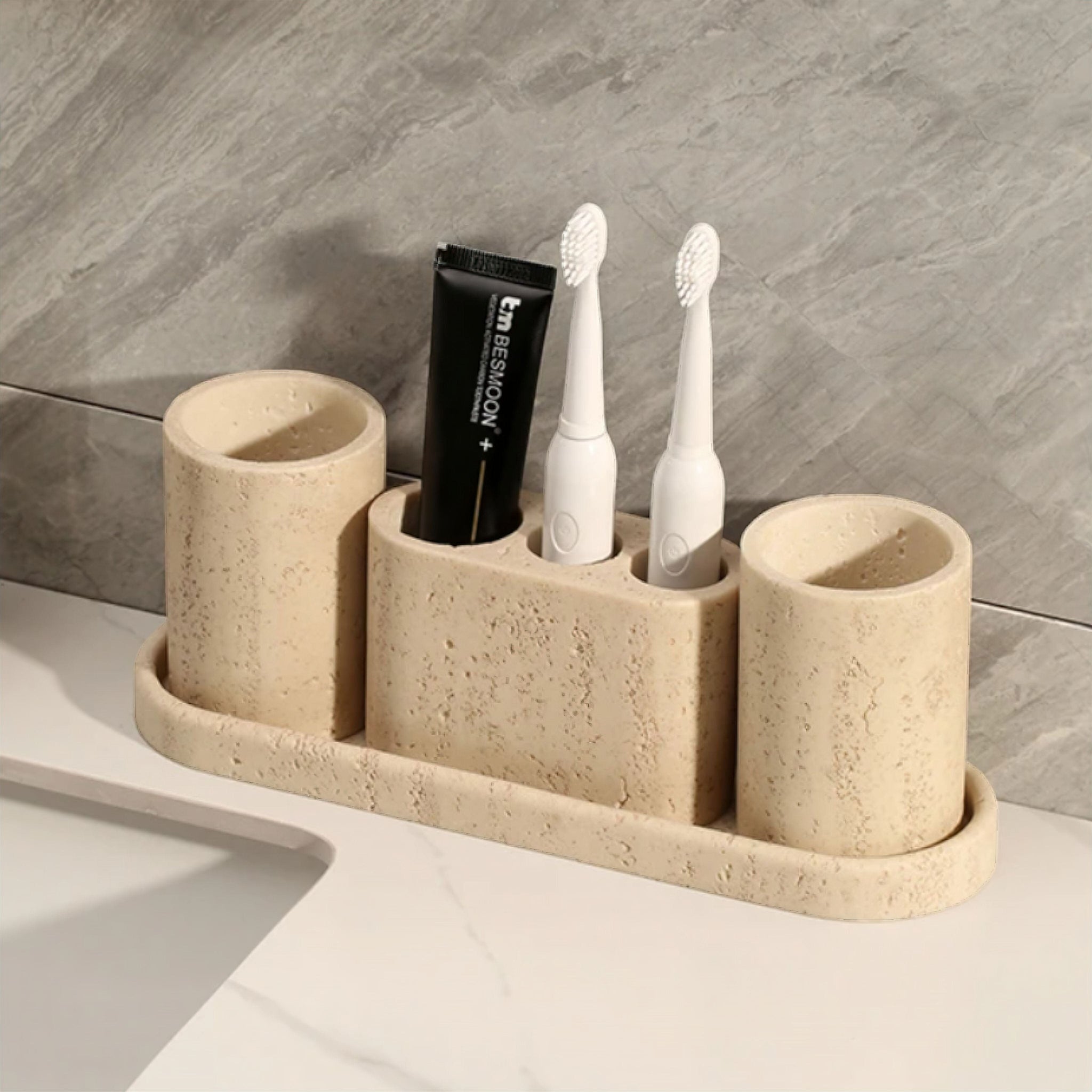 Sandstone Luxe Bathroom Collection Complete Set 