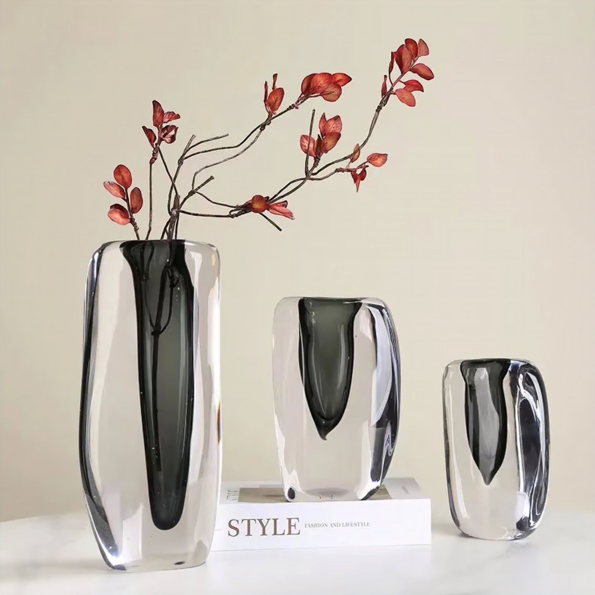 Sculpture Florale Vase 