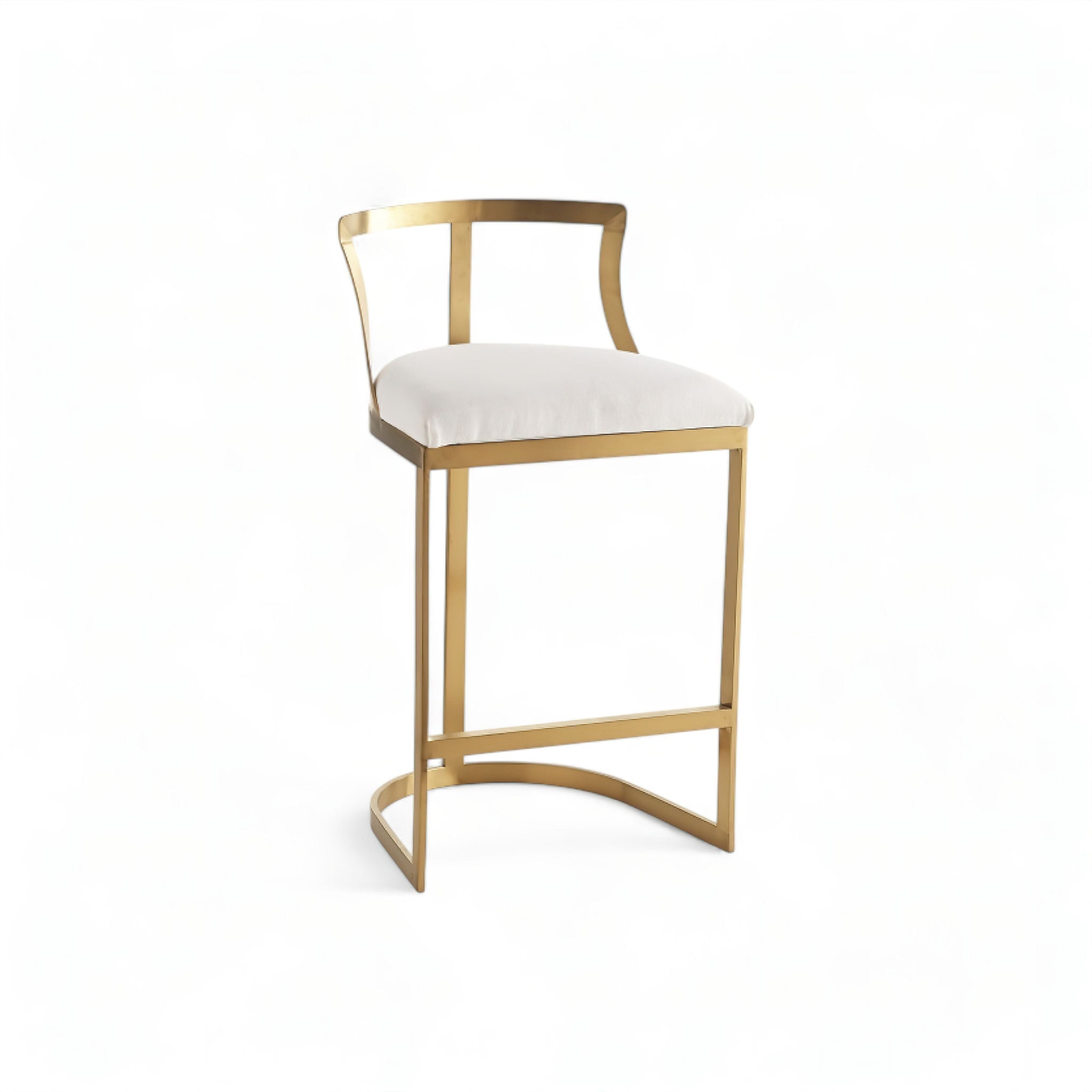 Serena Bar Stool Gold 65cm 