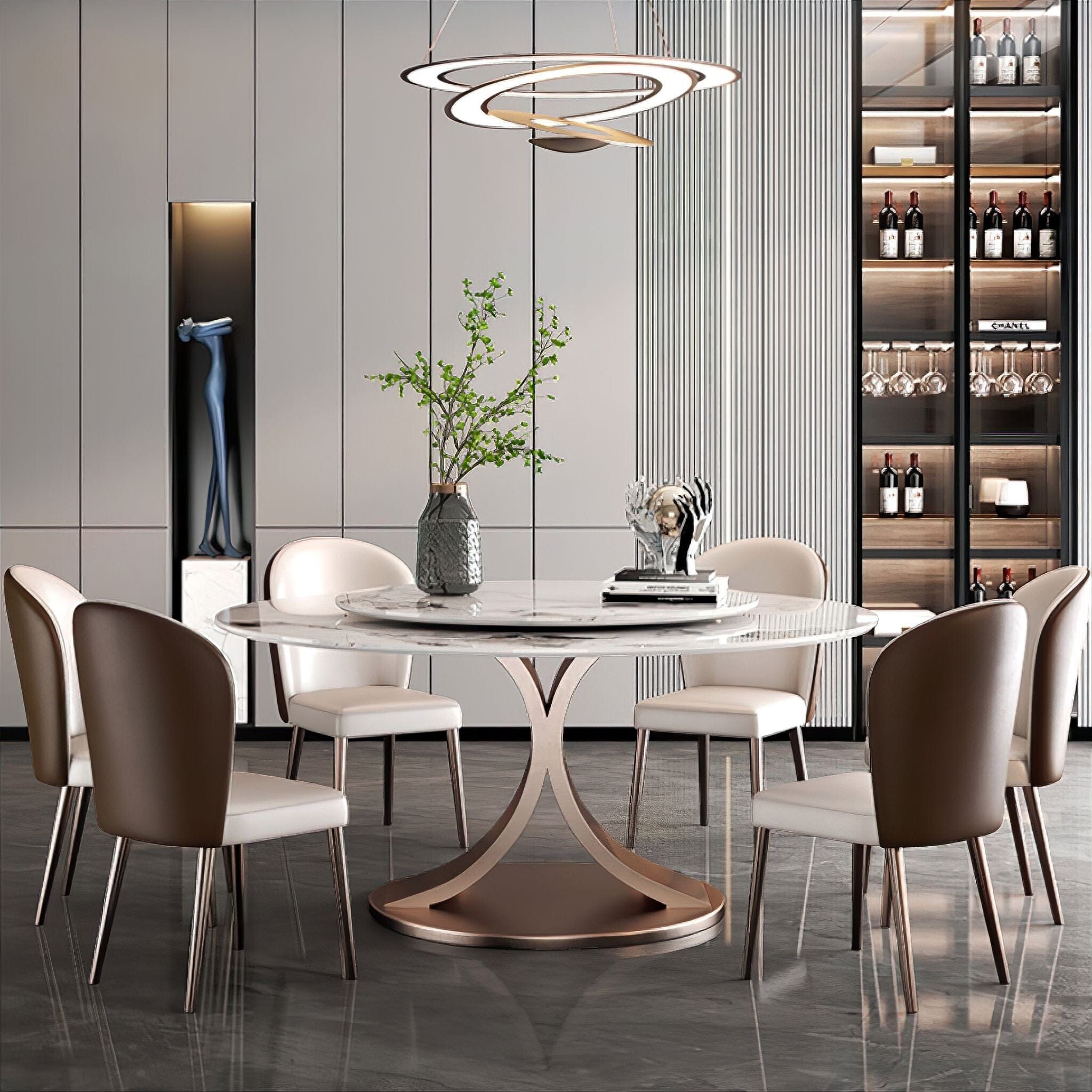 Solange Slate Dining Table Dining Table 120cm 