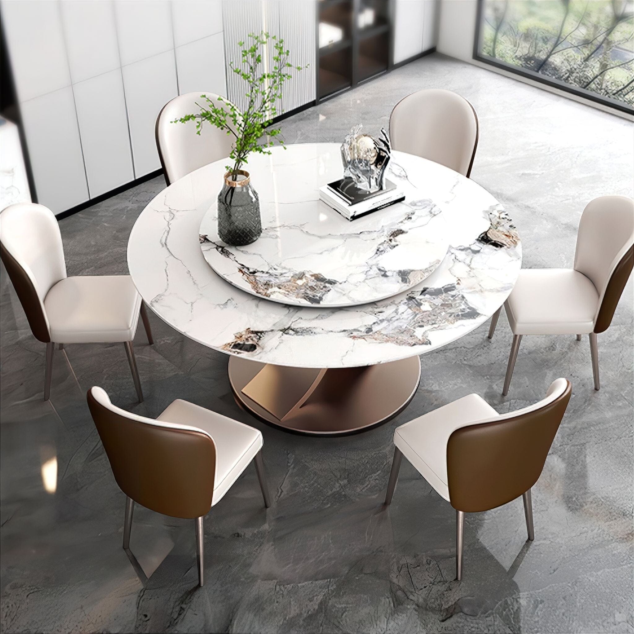 Solange Slate Dining Table Dining Table 