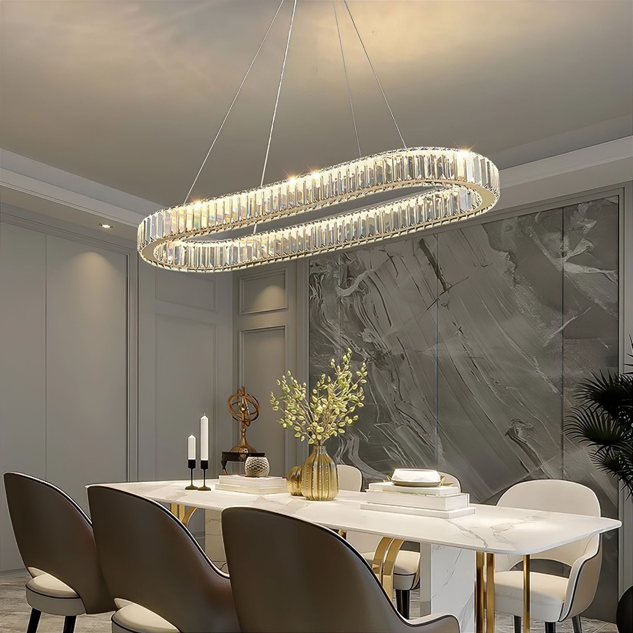 Stellar LED Crystal Chandelier 