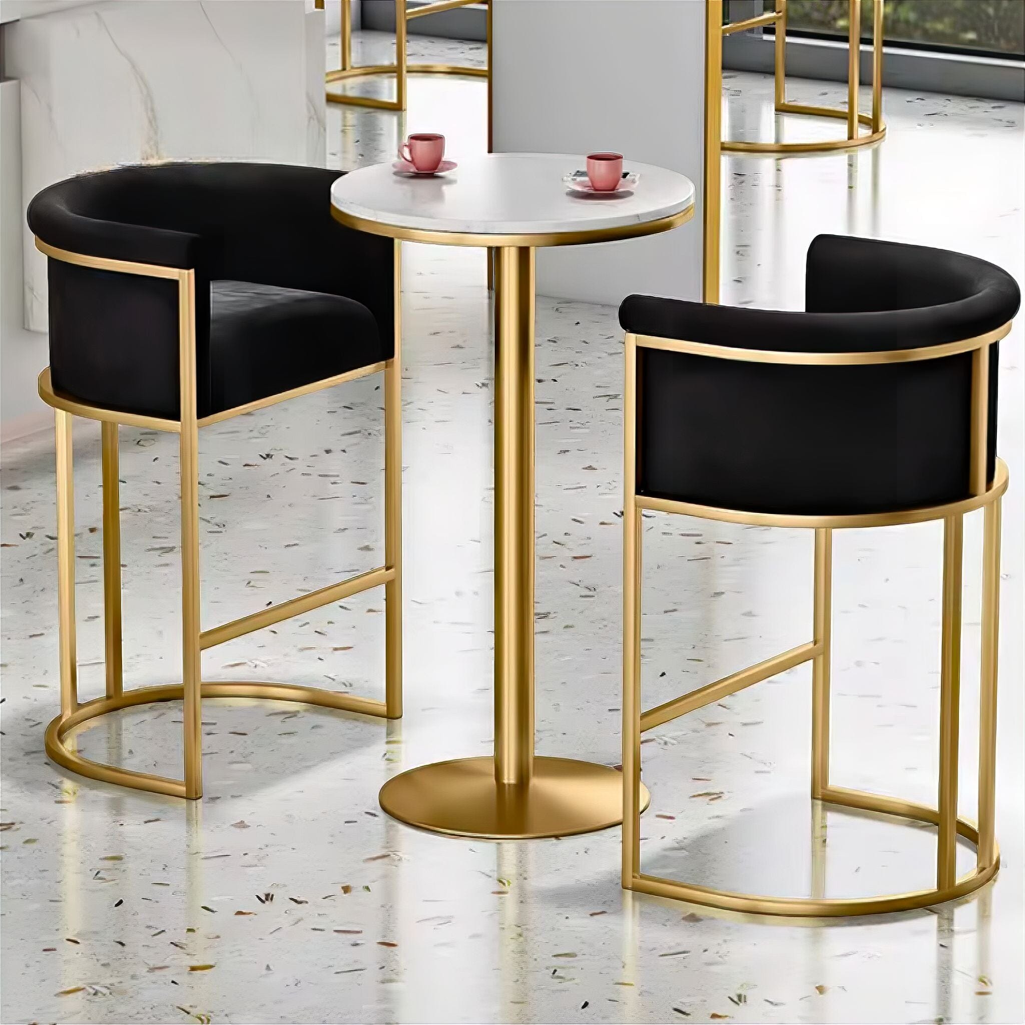 Tommaso Bar Stool Black 