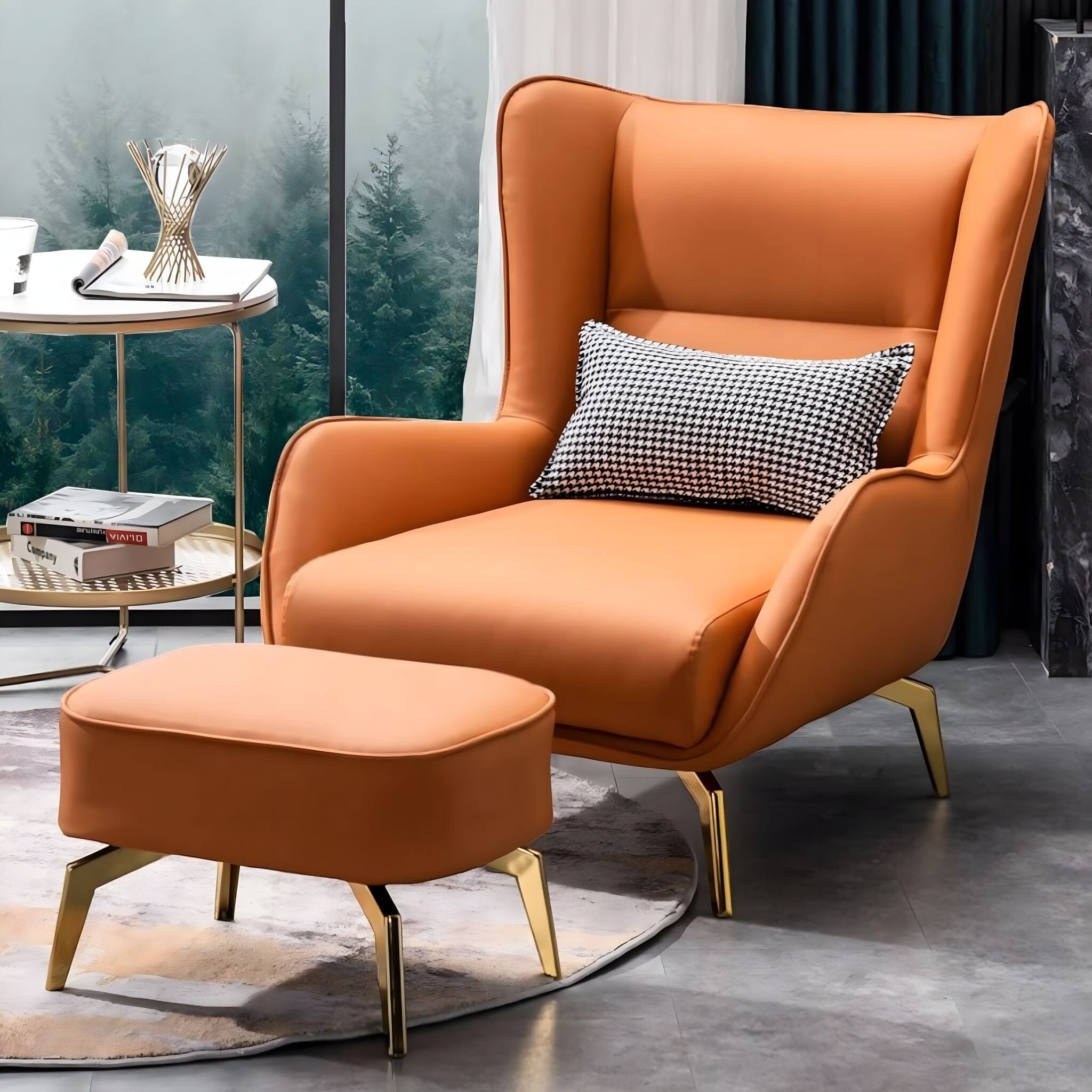 Vincent Occasional Chair Chair Orange 