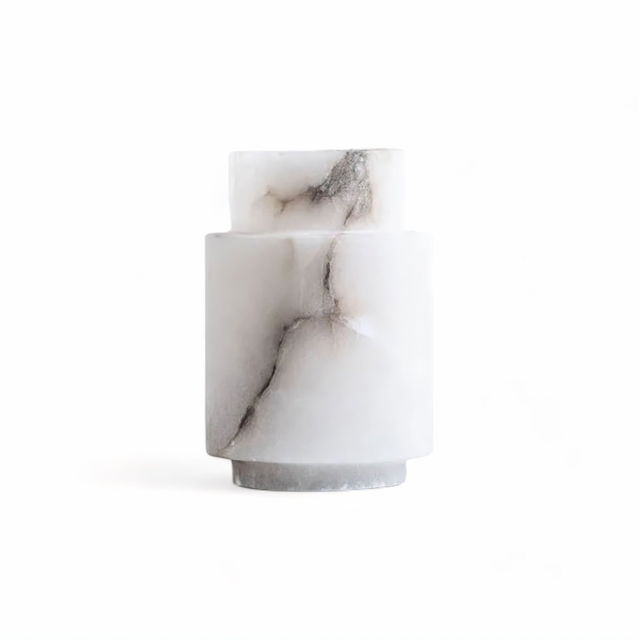White Onyx Marble Vase Collection 2 