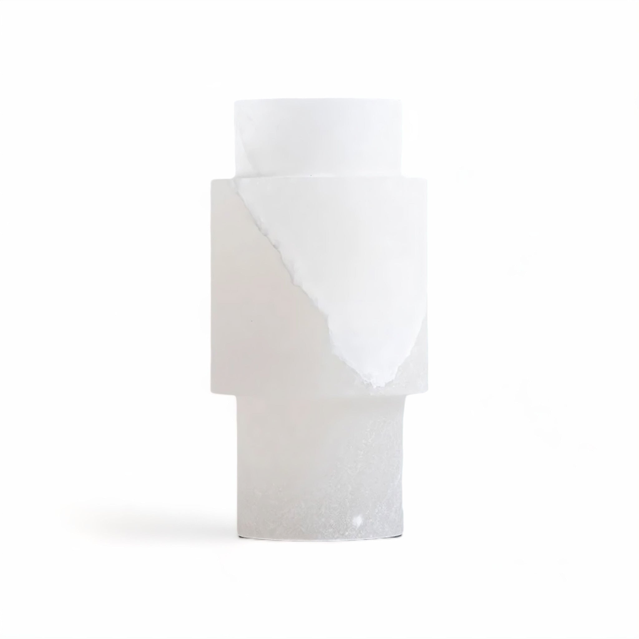 White Onyx Marble Vase Collection 3 