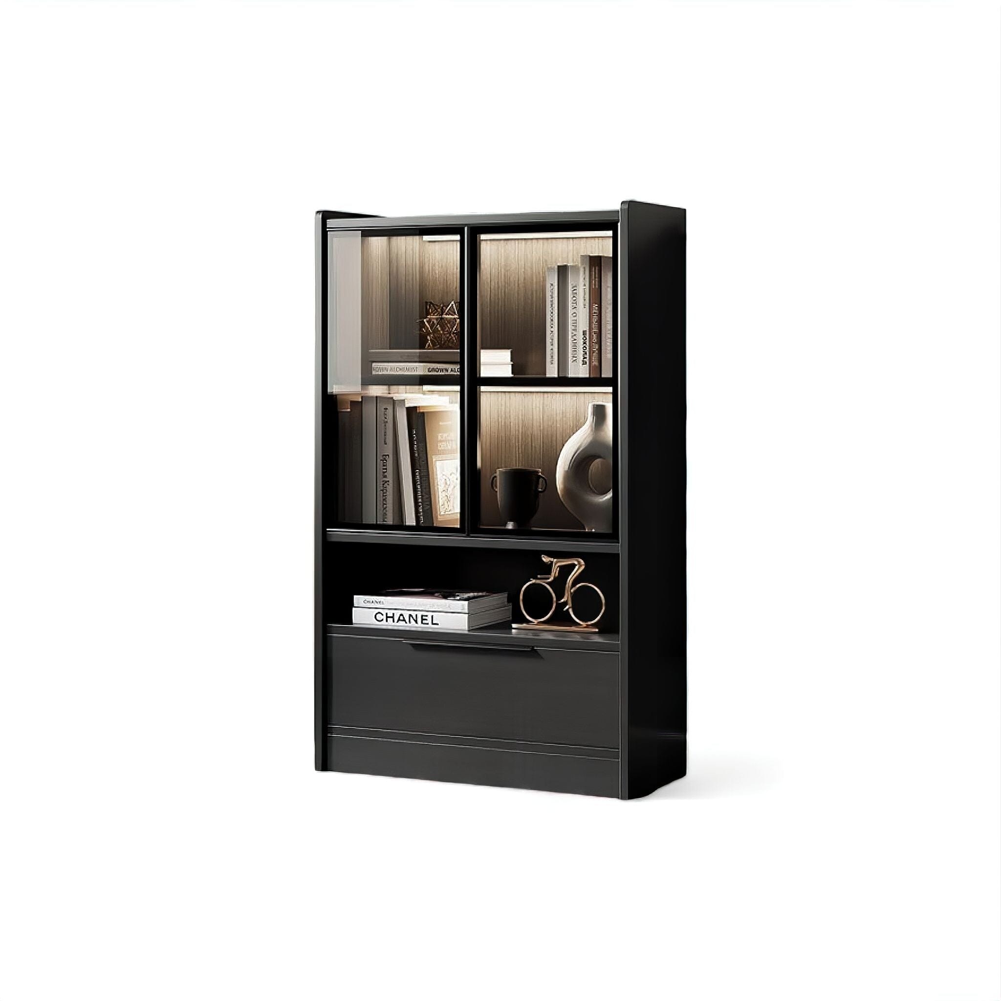 Wilhelm Bookshelf Black Small 