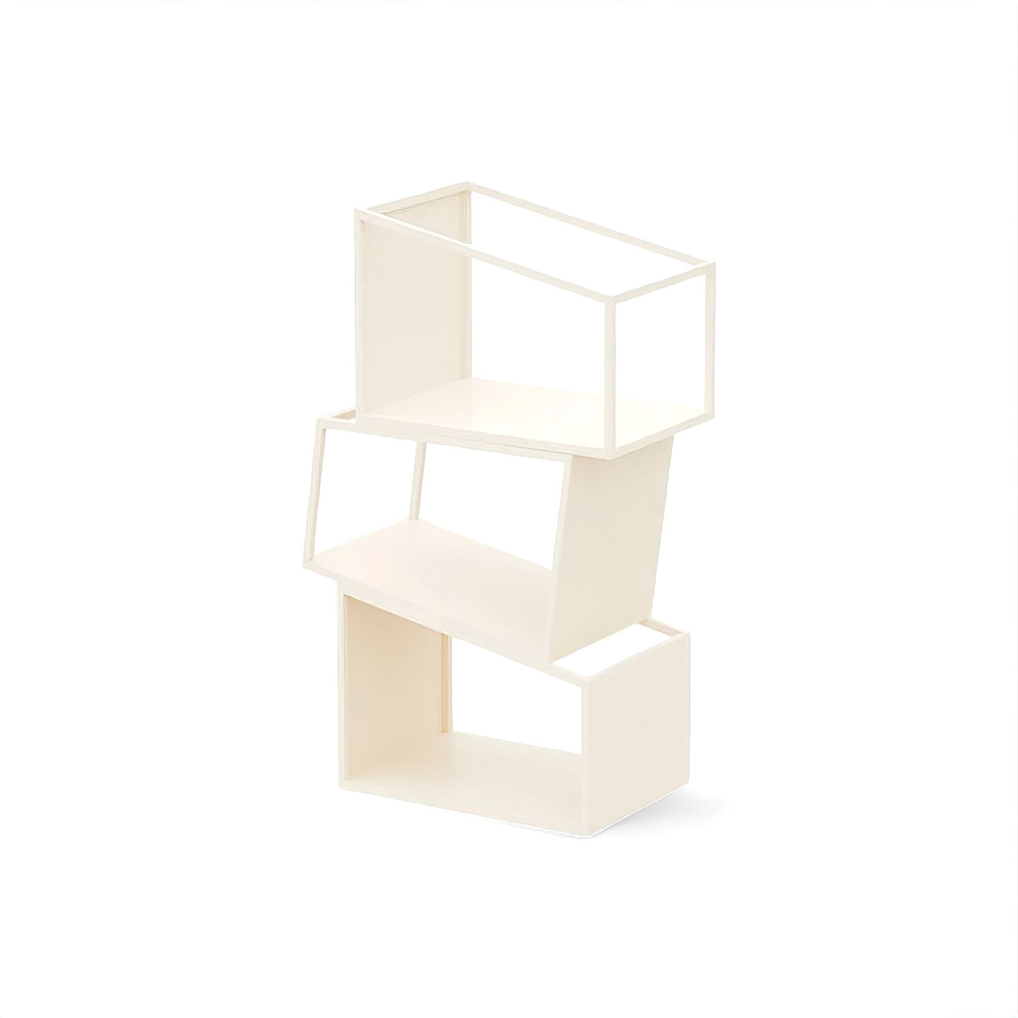 Zane Bookshelf White 3 x Shelves 