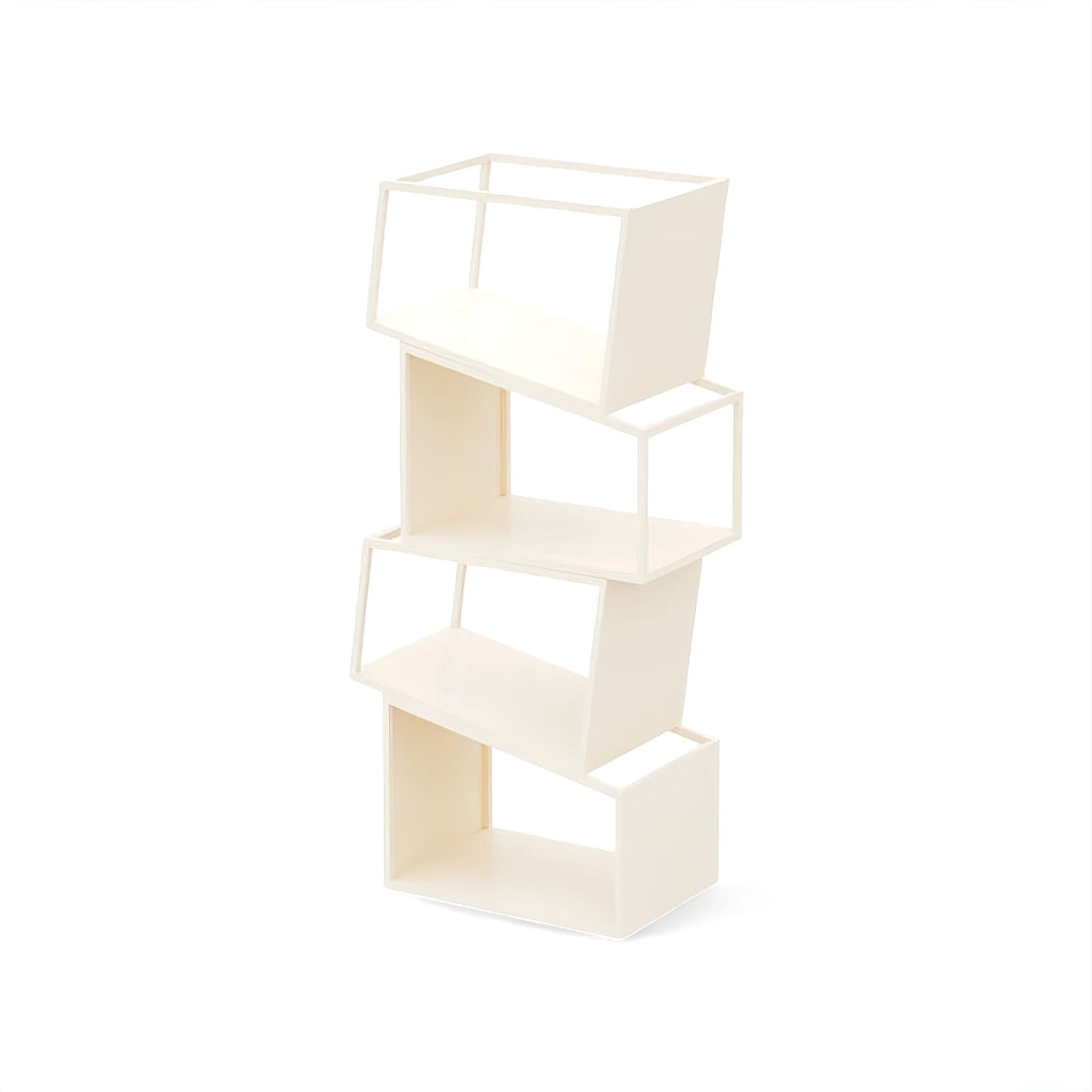 Zane Bookshelf White 4 x Shelves 