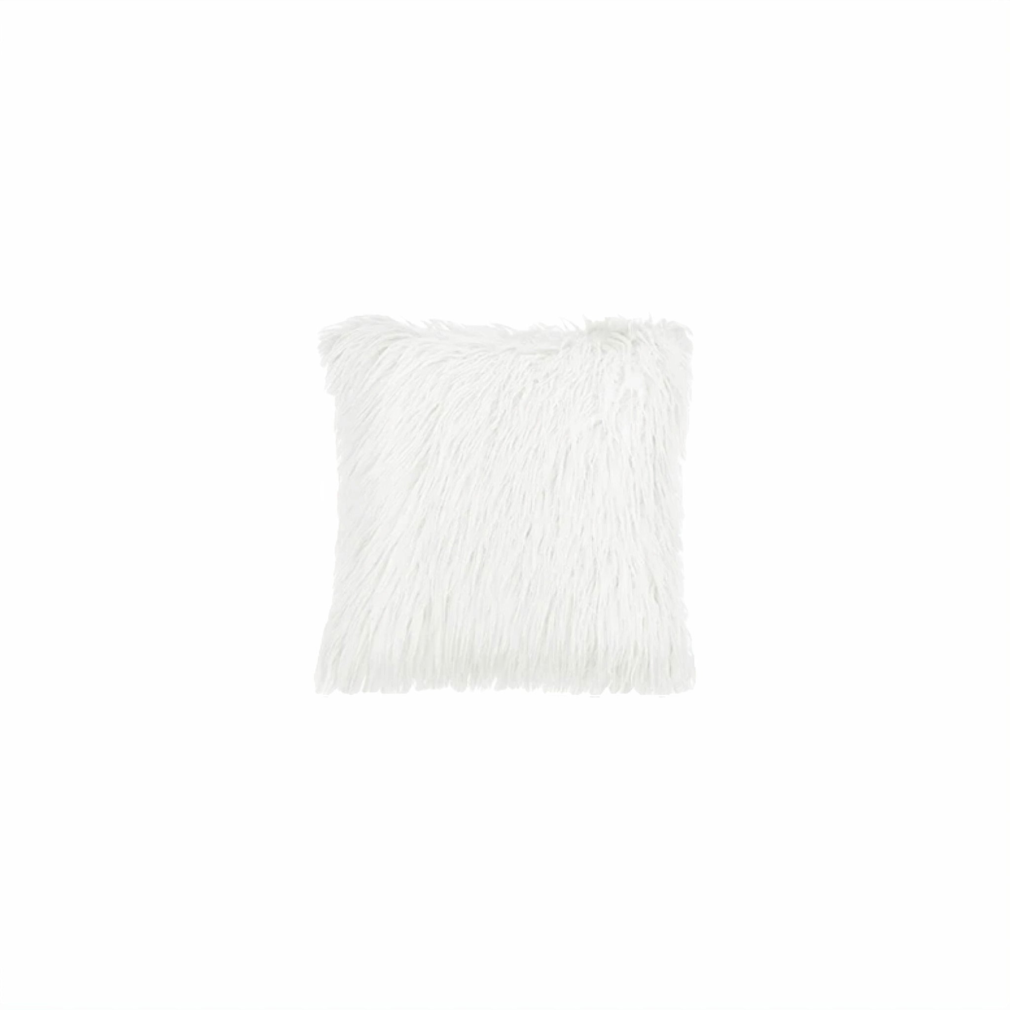 Zena Plush Cushion Cover Decor White 